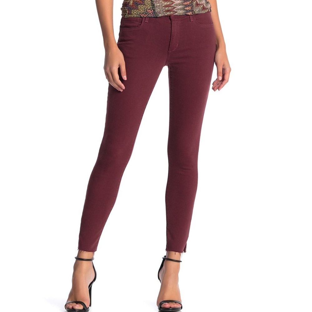 Joe's Jeans Skinny Ankle Jeans in Cranberry (NWT)